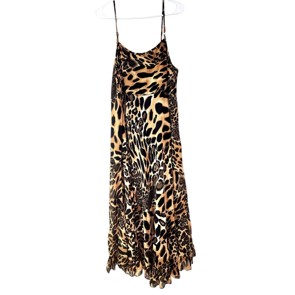 Leopard Print Maxi Dress Sz L / XL - Picture 3 of 7